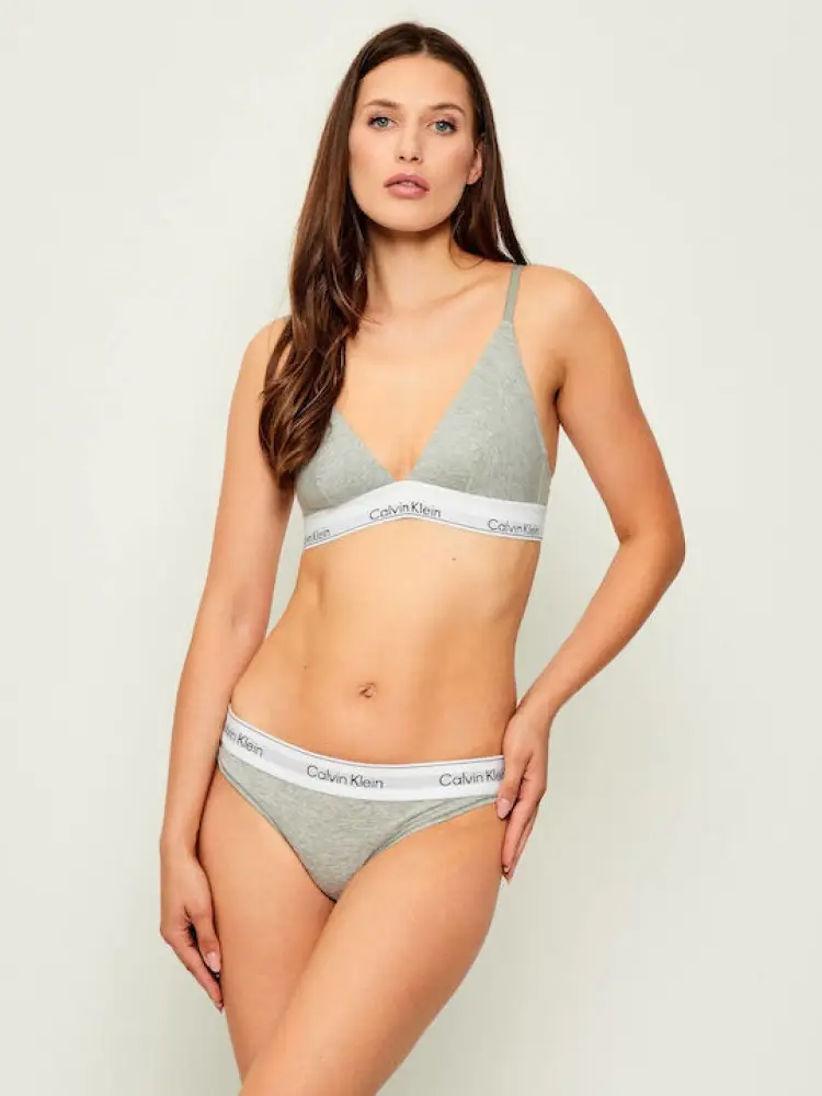 Calvin Klein Slip Donna Grigio 2856860 miniatura 3