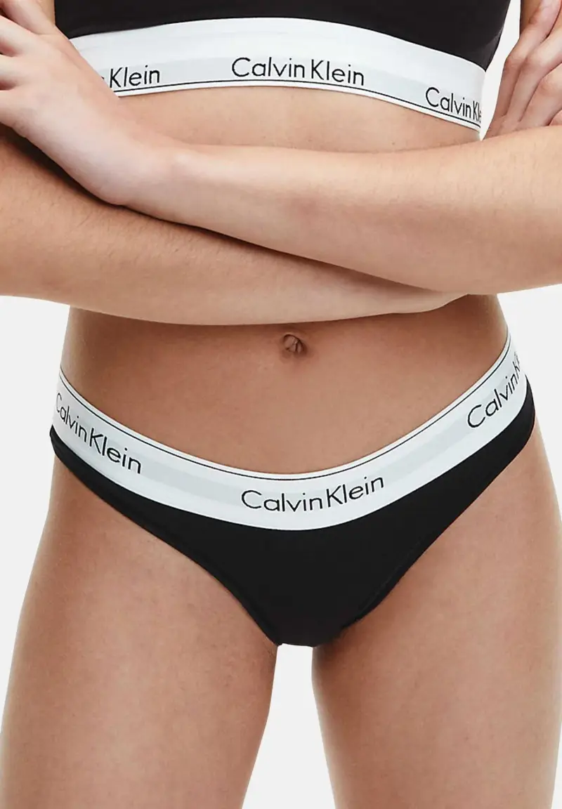 Calvin Klein Slip Donna Nero 4144637 miniatura 2