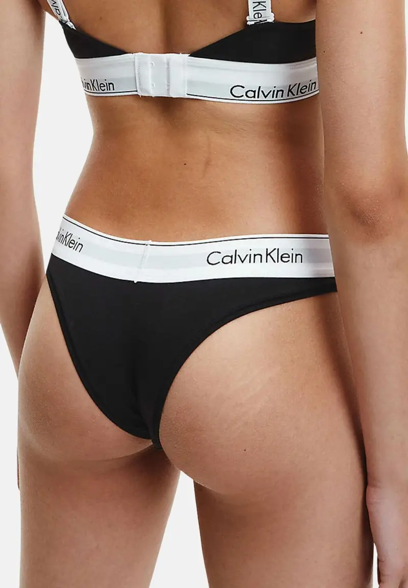 Calvin Klein Slip Donna Nero 4144637 miniatura 3