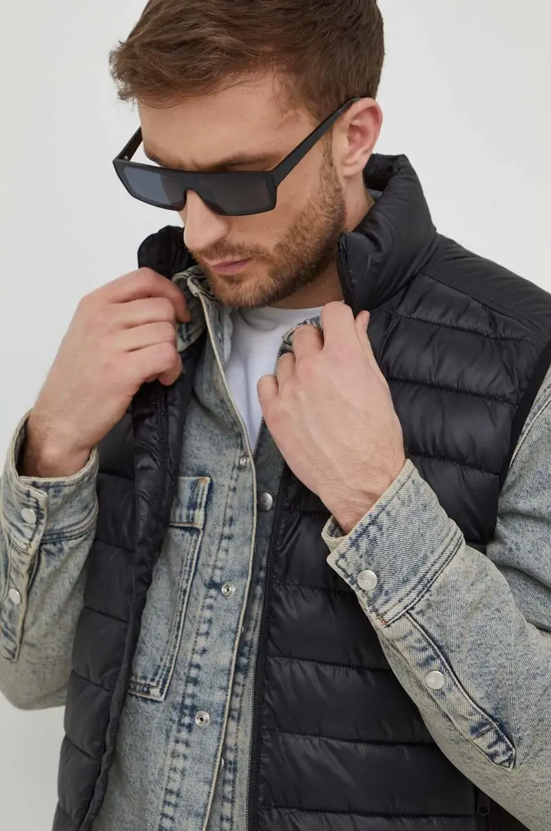 smanicato uomo colore nero miniatura 4