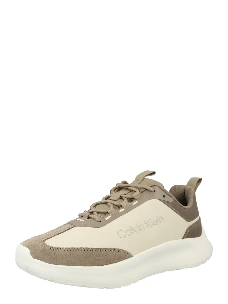 Sneaker bassa avorio / beige scuro
