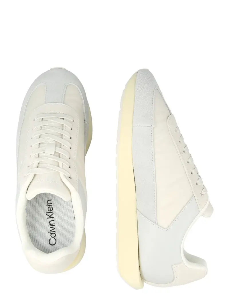 Sneaker bassa beige / grigio chiaro / bianco miniatura 2