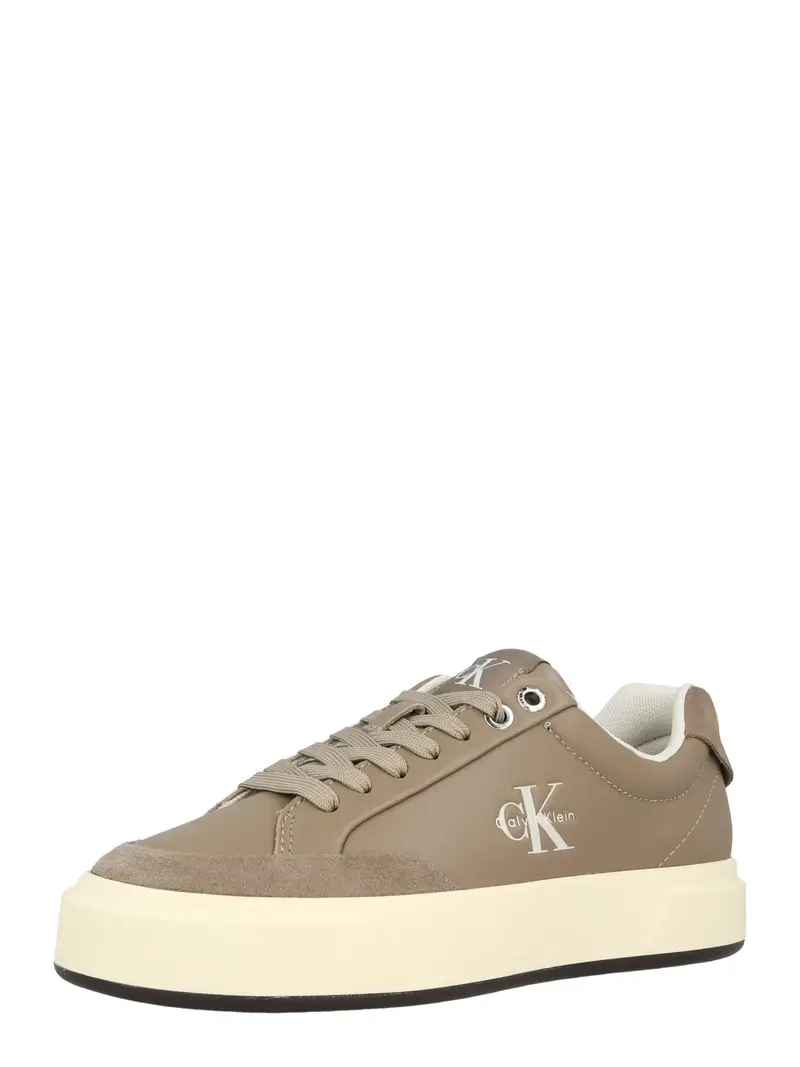 Calvin Klein Sneakers bassa cachi in pelle