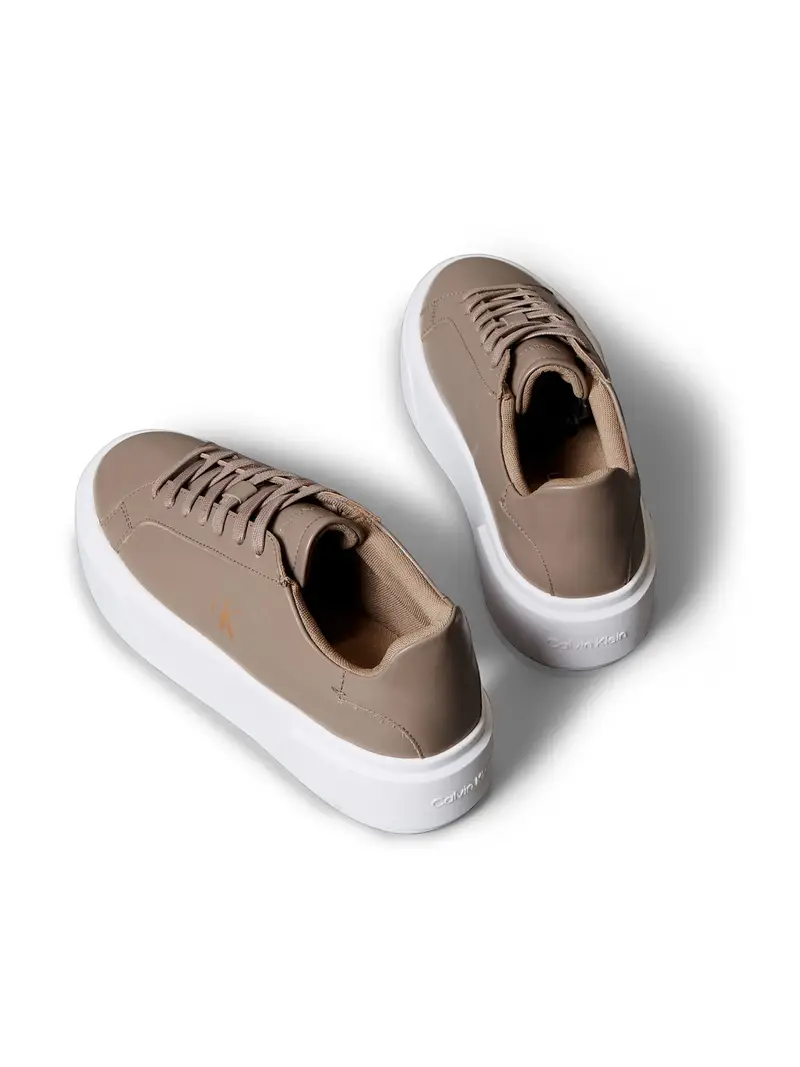 Sneaker bassa camello / talpa miniatura 3