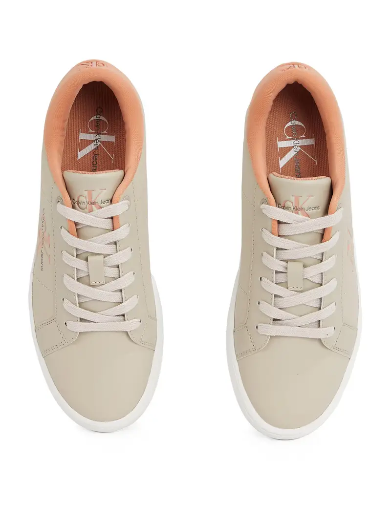 Sneaker bassa Classic beige / pesca miniatura 3