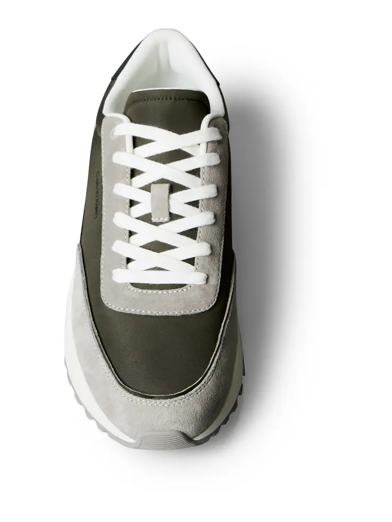 Sneaker bassa grigio / abete / nero miniatura 2