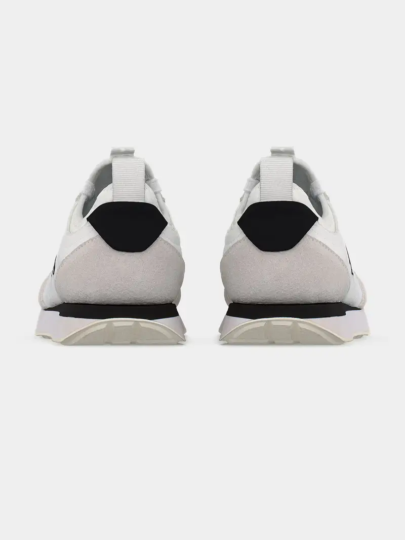 Sneaker bassa grigio chiaro / nero / bianco miniatura 3