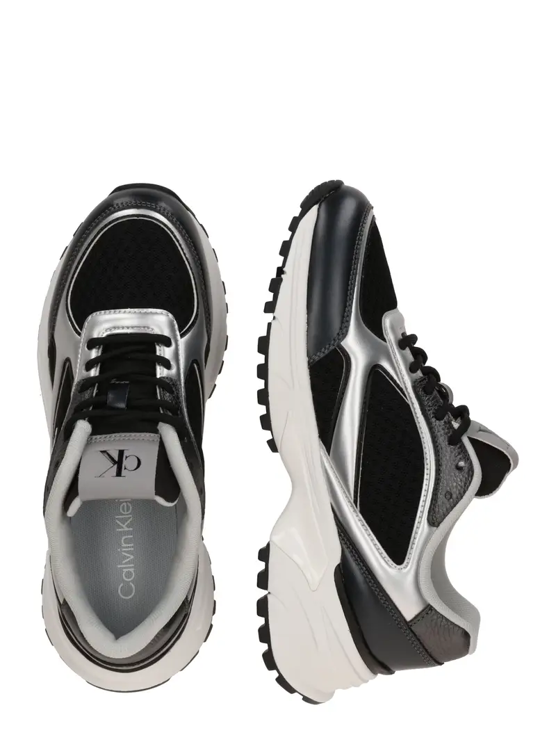 Sneaker bassa 'HIKE RUNNER' nero / argento / bianco miniatura 2