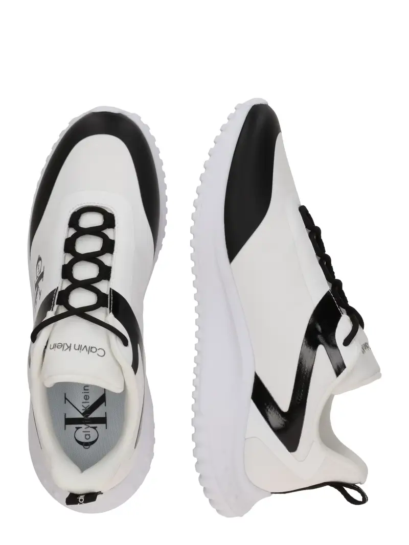 Sneaker bassa nero / bianco miniatura 2