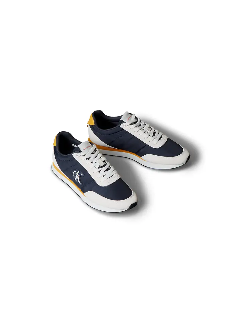 Sneaker bassa Retro Runner Ess navy / arancione / offwhite miniatura 2