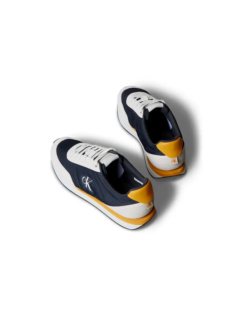 Sneaker bassa Retro Runner Ess navy / arancione / offwhite miniatura 3