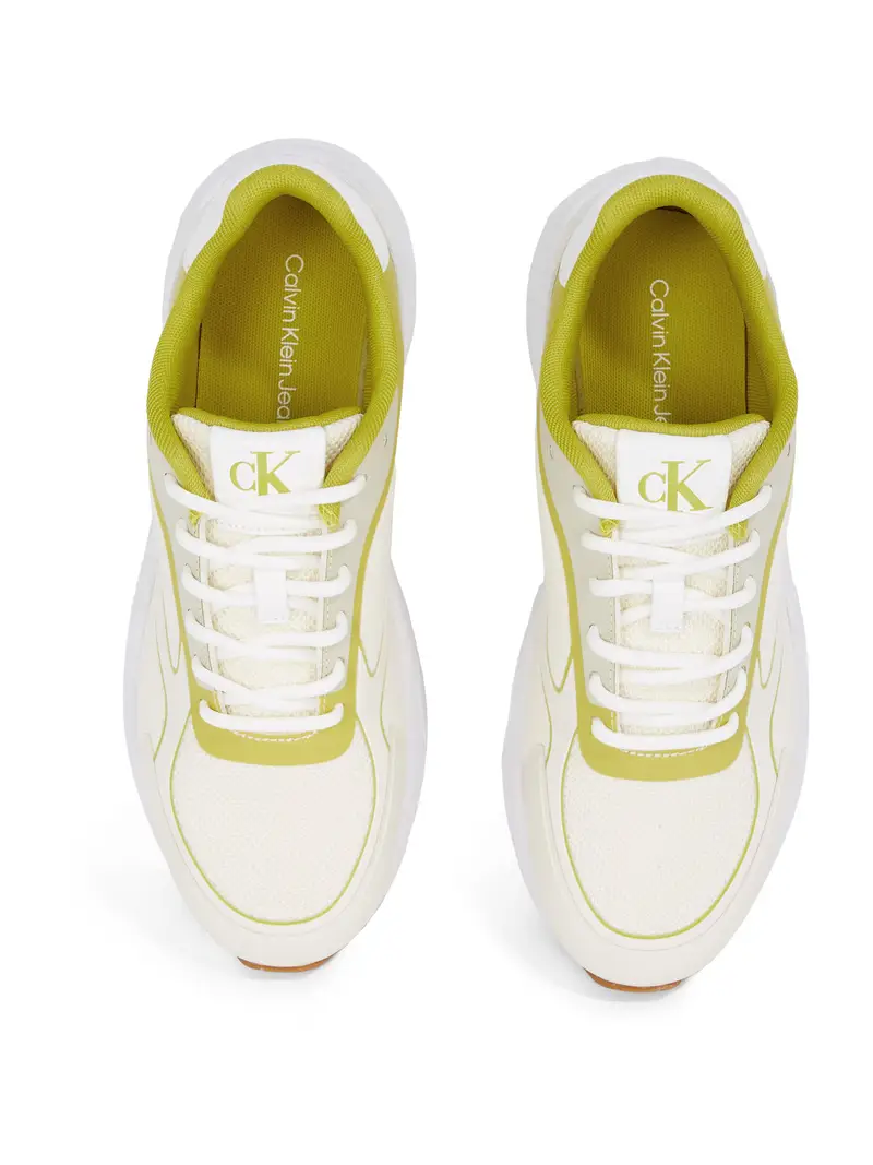 Sneaker bassa RETRO TENNIS mela / bianco miniatura 3