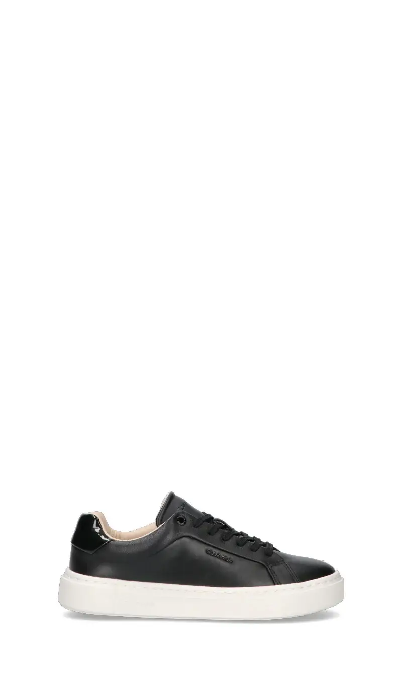 Sneaker donna nera in pelle Vario