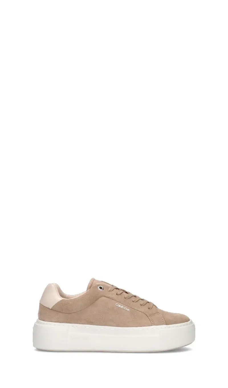 Sneaker donna taupe in suede Vario