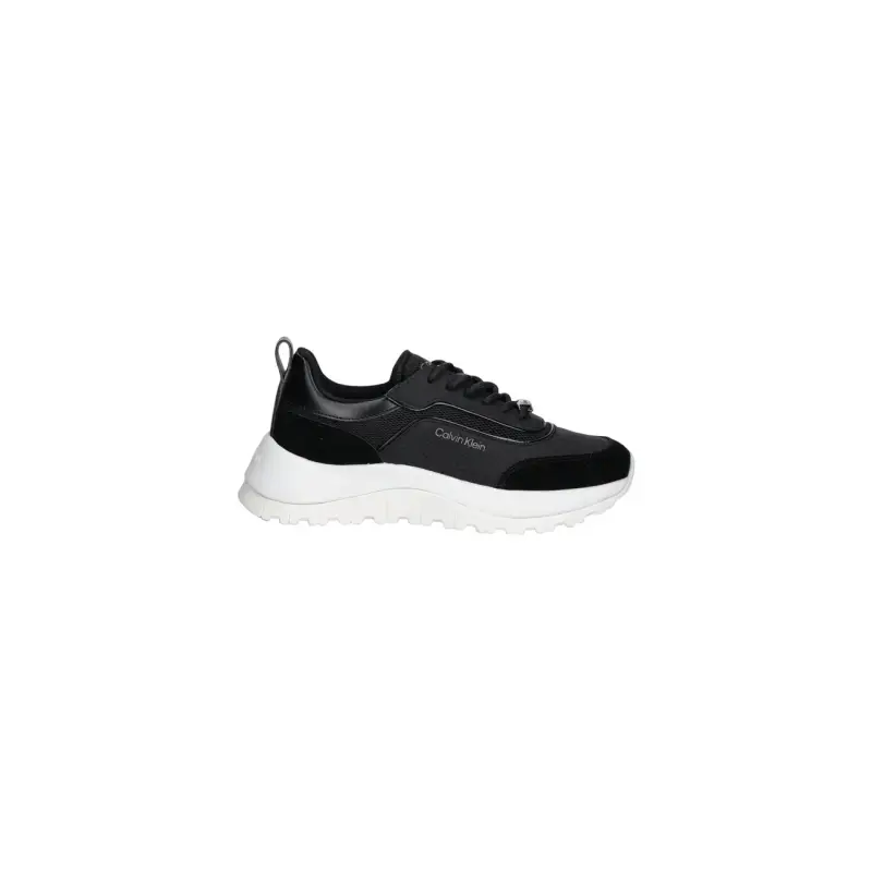Sneakers Basse Sportive in Pelle Donna - Calvin Klein - black / 36