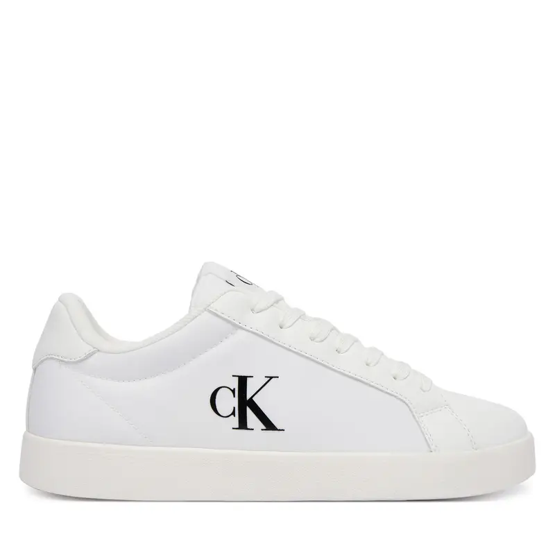 Sneakers Calvin Klein 3 Cupsole Laceup Pu Mg YW0YW01781 Bianco