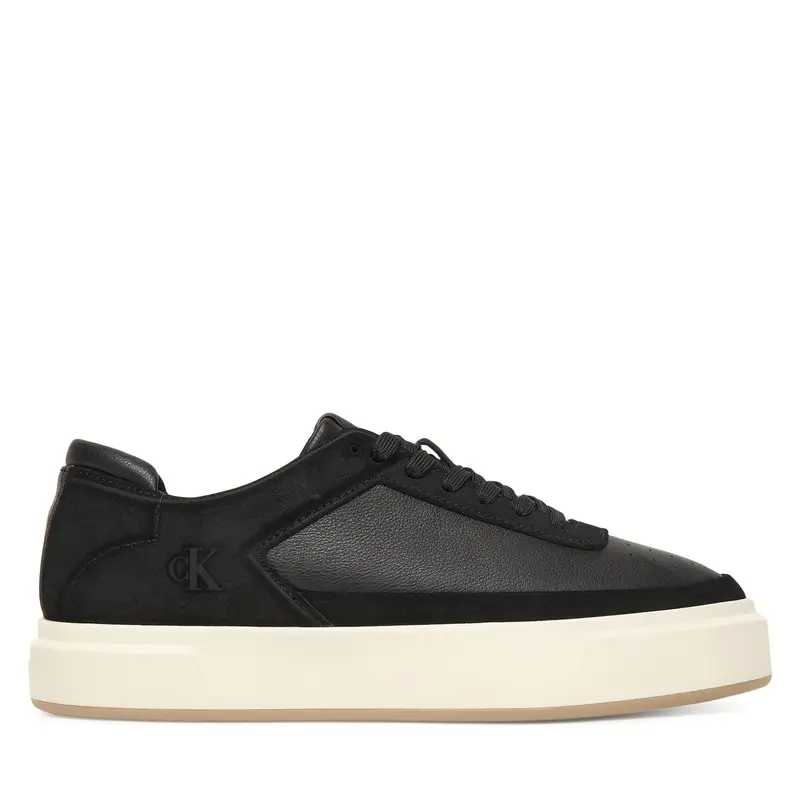Sneakers Calvin Klein Basket Cupsole Laceup Lth-Nu YM0YM01354 Nero
