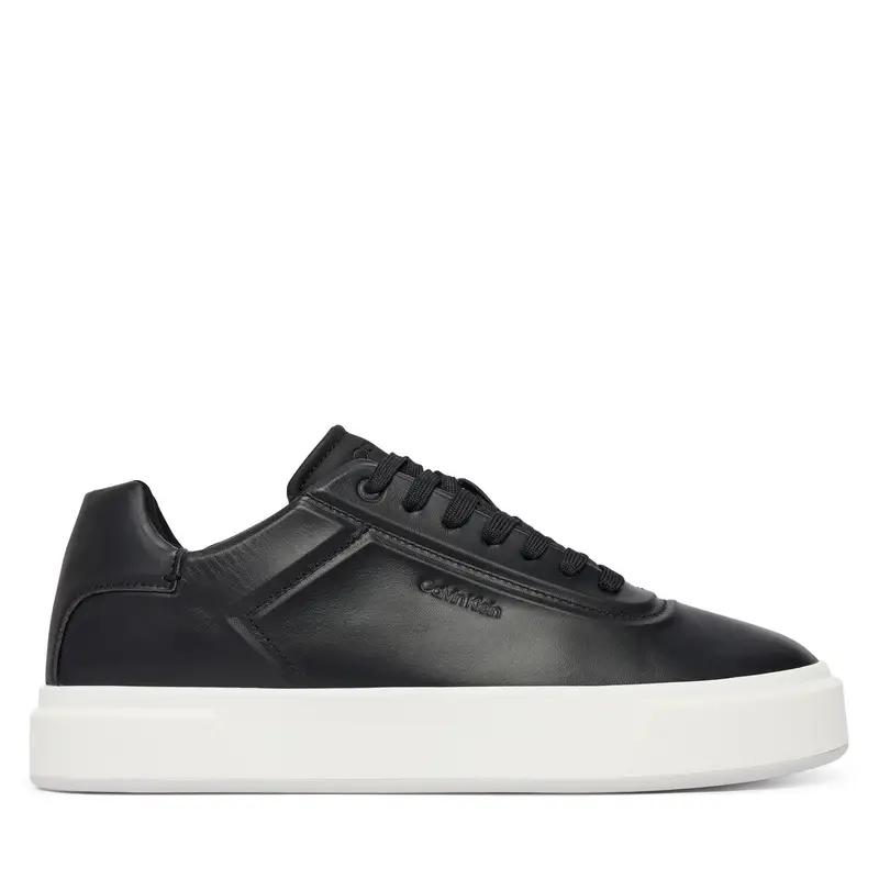 Sneakers Calvin Klein Basket Cupsole Oxf Lup Hf Lth YM0YM01452 Nero