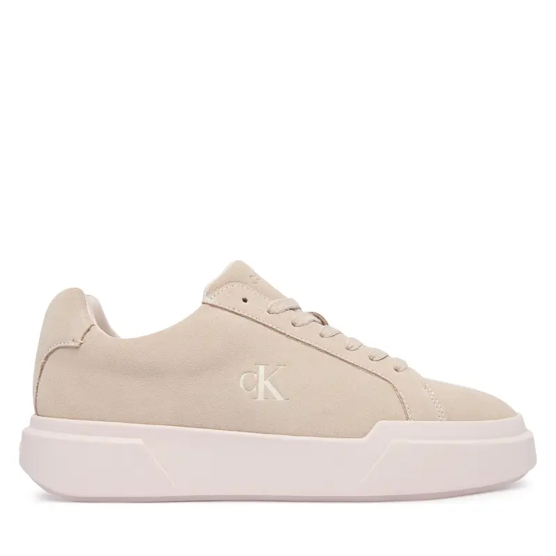 Sneakers Calvin Klein Chunky Cupsole Lace Up Su Ml YW0YW01949 Beige