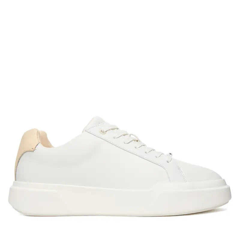 Sneakers Calvin Klein Chunky Cupsole Laceup Clean Lth HM0HM02239 Bianco
