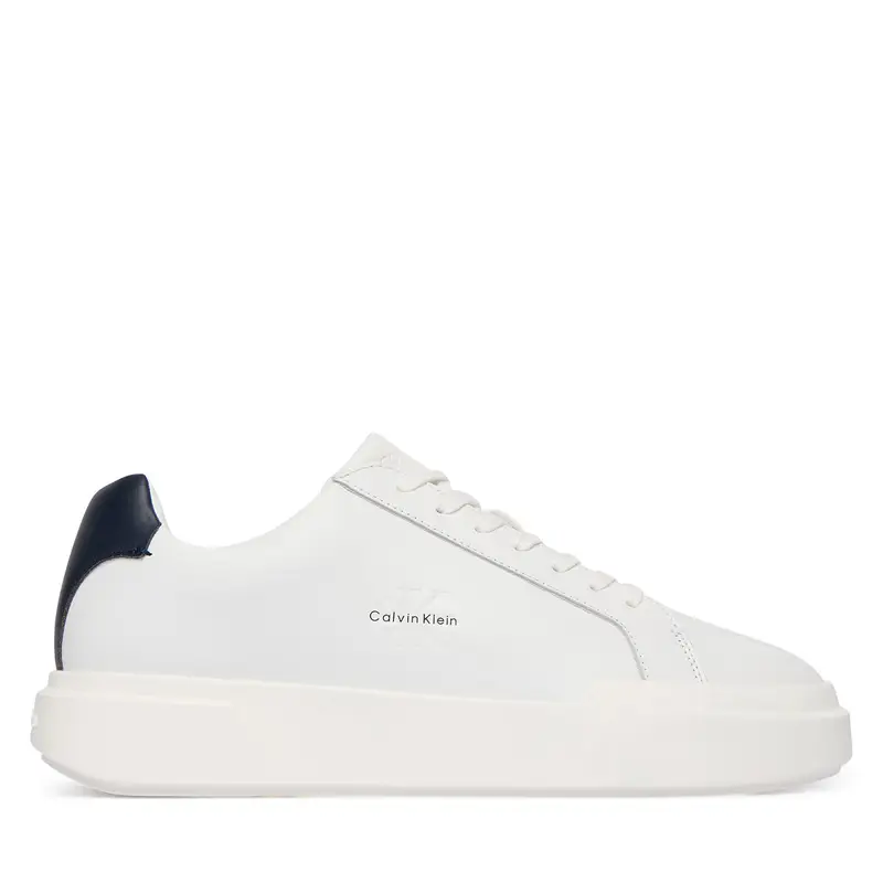 Sneakers Calvin Klein Chunky Cupsole Laceup Lth YM0YM01344 Bianco