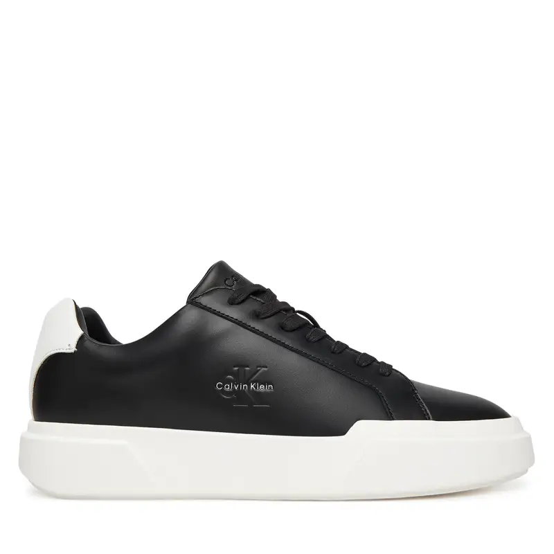 Sneakers Calvin Klein Chunky Cupsole Laceup Lth YM0YM01344 Nero