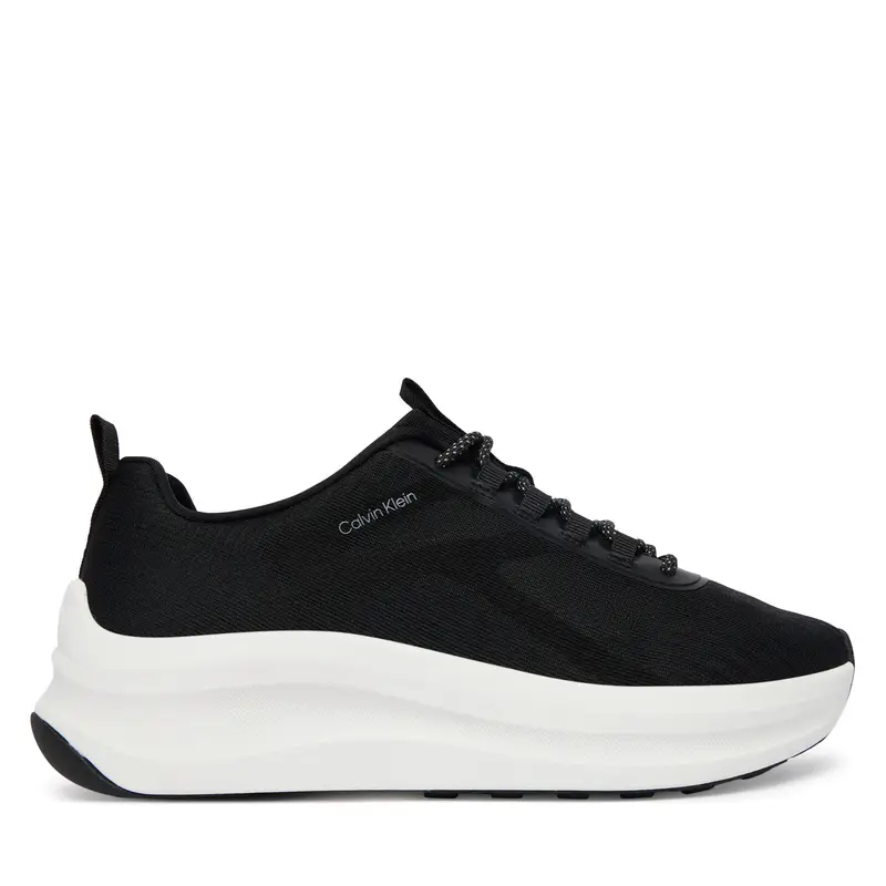 Sneakers Calvin Klein Chunky Run Ckstripe Lup Sp Kn HW0HW03006 Nero