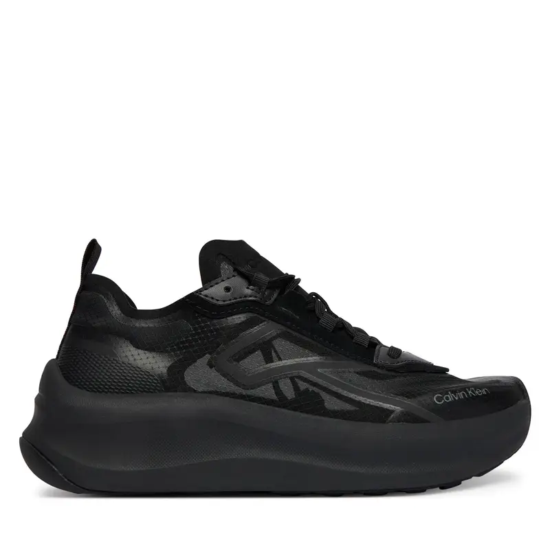 Sneakers Calvin Klein Chunky Run Ckstripe Lup Tran Rip HW0HW03005 Nero