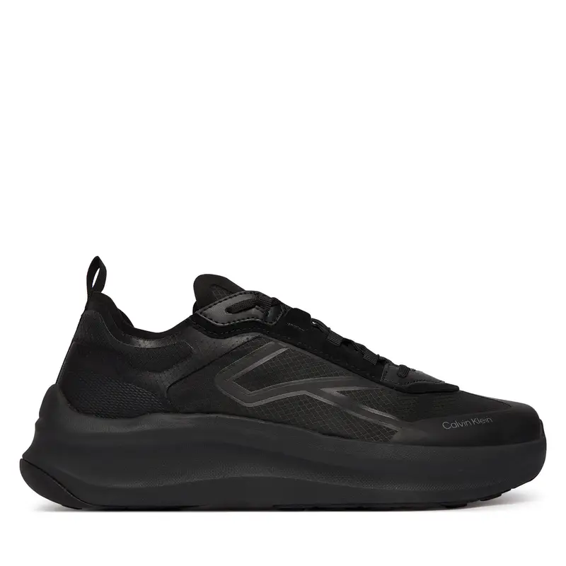 Sneakers Calvin Klein Chunky Run Laceup Stripe Ny HM0HM02160 Nero