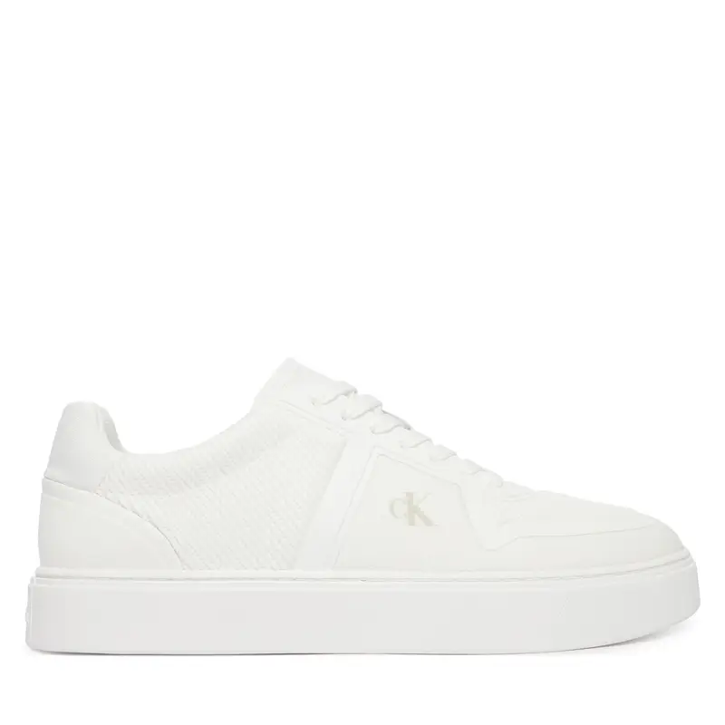 Sneakers Calvin Klein Classic Cups Laceup Knit HM0HM02130 Bianco