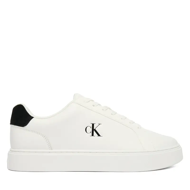 Sneakers Calvin Klein Classic Cupsole Laceup Lth YM0YM01435 Bianco