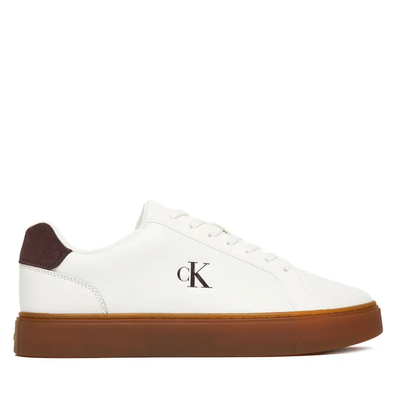 Calvin Klein Sneakers Classic Cupsole Laceup Uomo Bianco