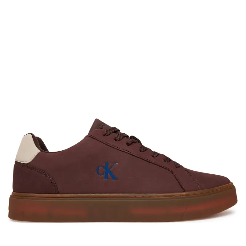 Calvin Klein Sneakers Uomo Classic Cupsole Laceup Bordeaux