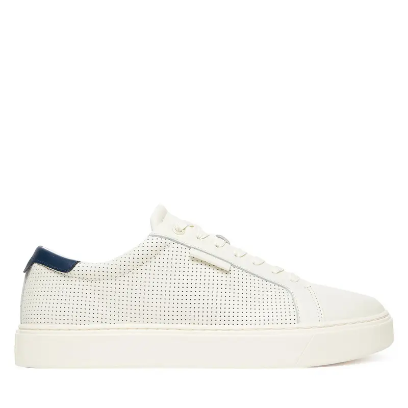 Sneakers Calvin Klein Clean Cup Low Laceup Perf Lth HM0HM01870 Bianco