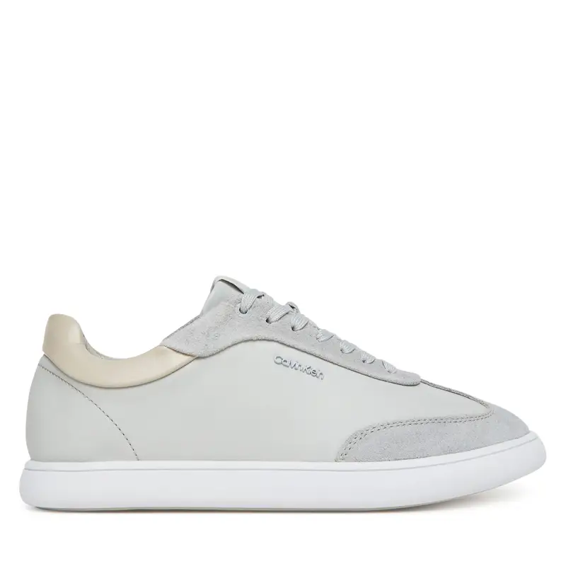 Sneakers Calvin Klein Cupsole Lace Up - Lth Sue Mix HW0HW02435 Grigio
