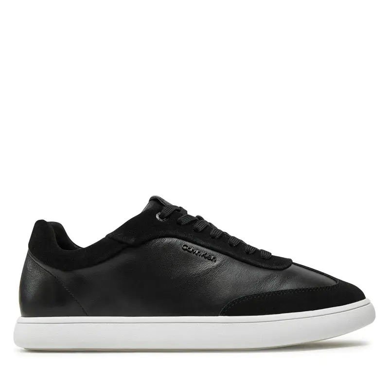 Sneakers Calvin Klein Cupsole Lace Up - Lth Sue Mix HW0HW02435 Nero