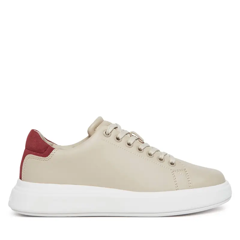 Sneakers Calvin Klein Cupsole Lace Up - Suede Bt HW0HW02404 Beige