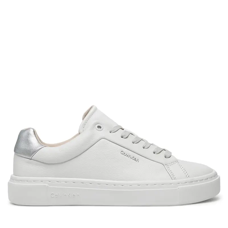 Sneakers Calvin Klein Cupsole Lace Up W/Ml HW0HW02288 Bianco