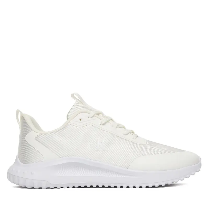 Sneakers Calvin Klein Eva Runner Lace Up Mat Mix YM0YM01442 Bianco