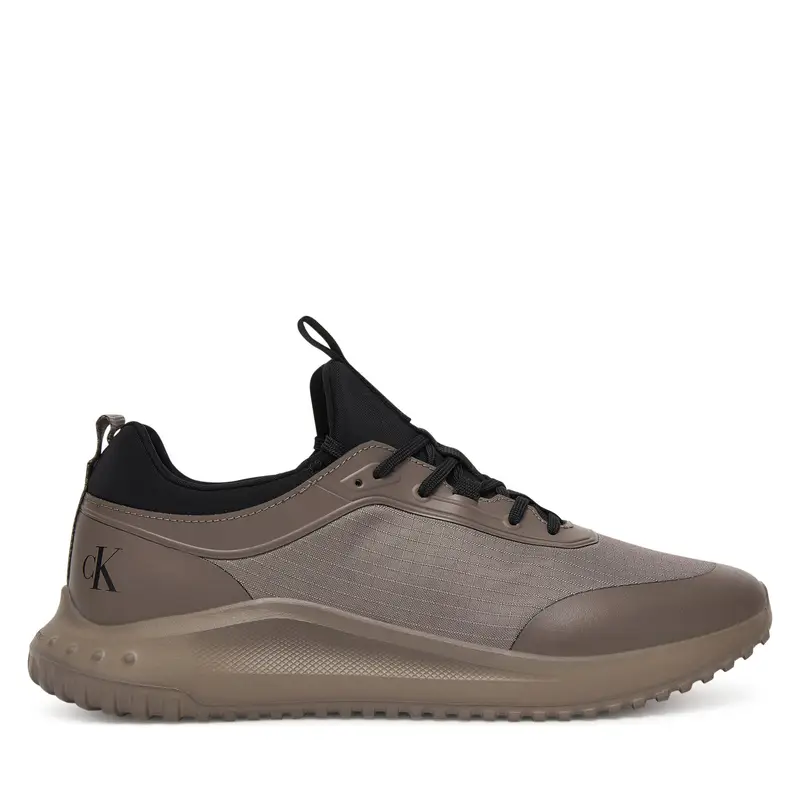 Calvin Klein Sneakers Uomo Eva Runner Laceup Mix Marrone