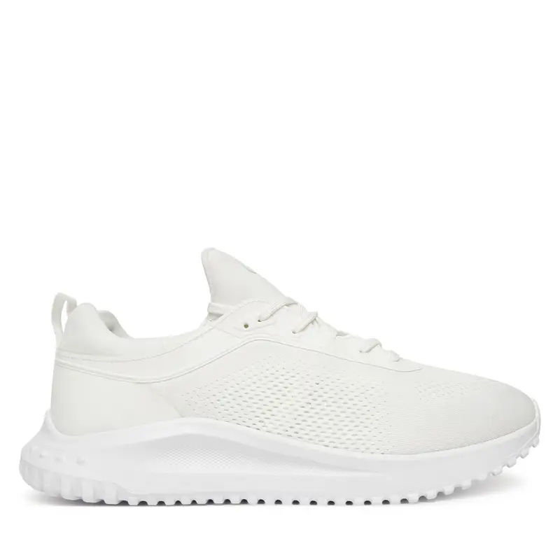 Sneakers Calvin Klein Eva Runner Sock Mix YM0YM01386 Bianco