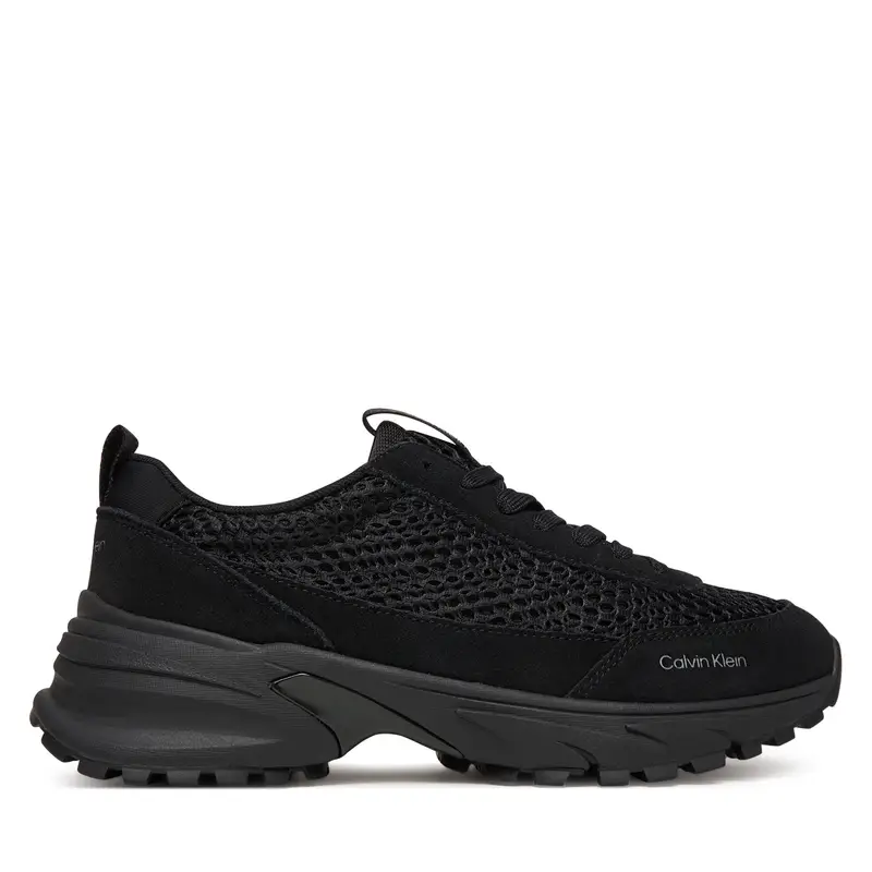 Sneakers Calvin Klein Hike Runner Lace Up Techmix YW0YW02030 Nero