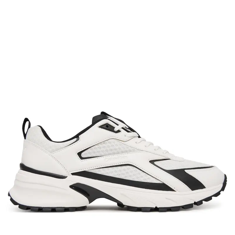 Sneakers Calvin Klein Hike Runner Laceup Strip M-Lt HM0HM02154 Bianco