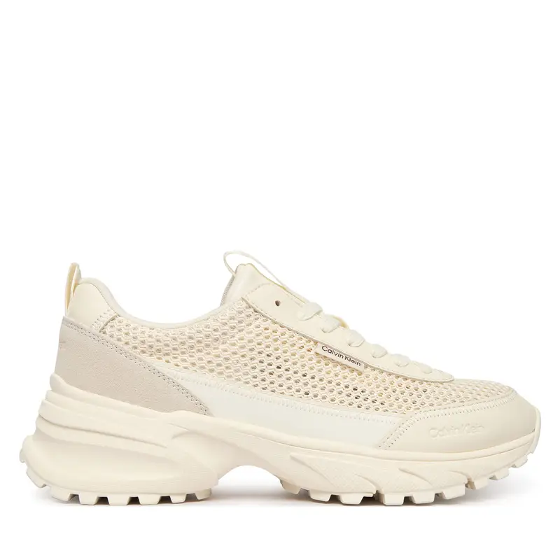 Sneakers Calvin Klein Hike Runner Lup Lin Mesh HW0HW03000 Bianco