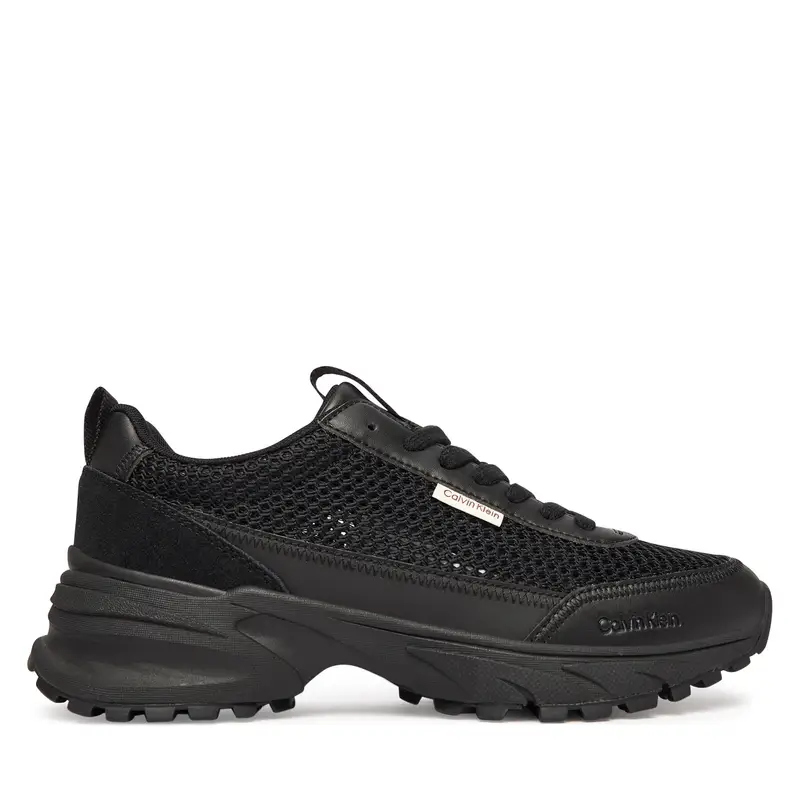 Sneakers Calvin Klein Hike Runner Lup Lin Mesh HW0HW03000 Nero