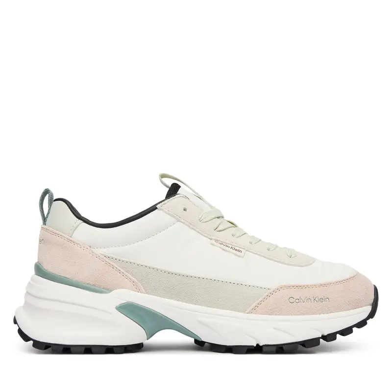 Sneakers Calvin Klein Hike Runner Nylon Mix HW0HW03279 Bianco