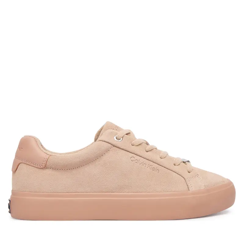 Sneakers Calvin Klein Lace-Up Sneaker Suede/Wl Ck HW0HW02679 Rosa