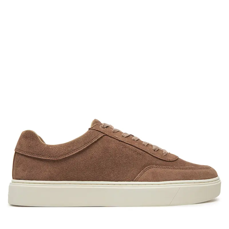 Sneakers Calvin Klein Lace Up Suede HM0HM01792 Marrone