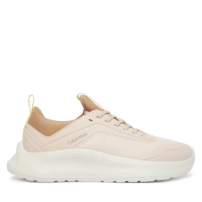 Sneakers Calvin Klein Light Eva Run Sock Mesh HW0HW03023 Beige