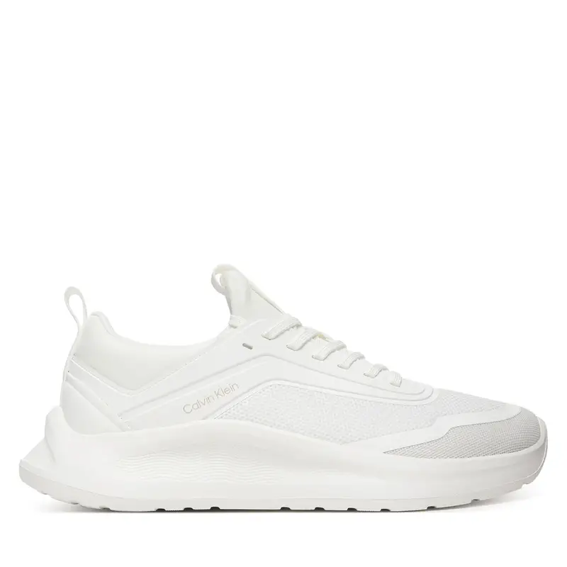 Sneakers Calvin Klein Light Eva Run Sock Mesh HW0HW03023 Bianco